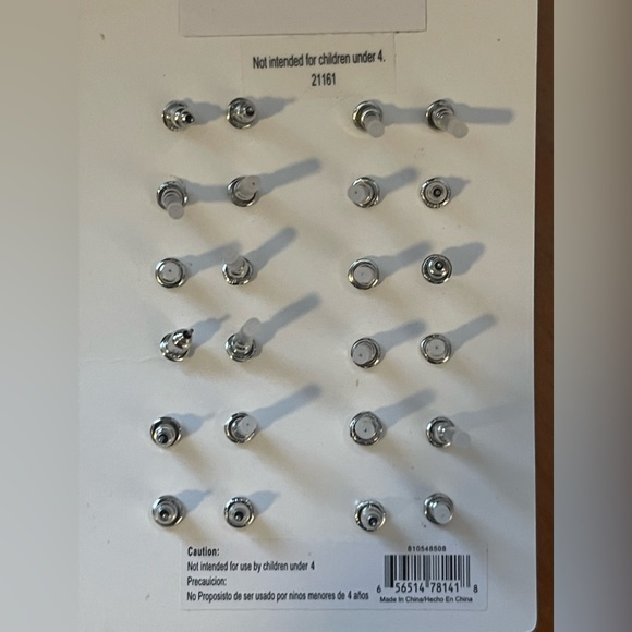 Girls/Kids 12 Set earring set - Picture 4 of 5